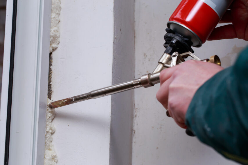 Cracks around windows