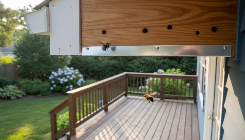 carpenter bee damage