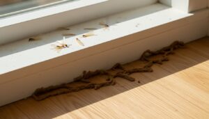termites on window sill